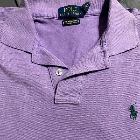 Polo Ralph Lauren Other - Mens purple Polo Ralph lauren polo shirt slim size M